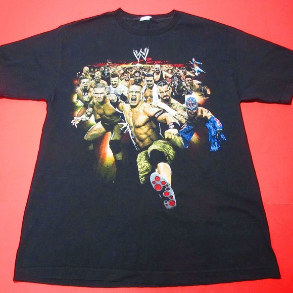 WWE 2012 I Was There Canadian Tour Wrestling T-Shirt Adult Size L - Picture 1 of 2